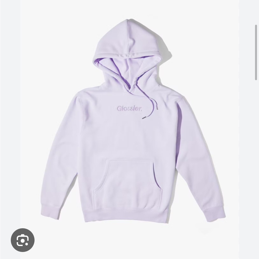 Glossier Light Purple Hoodie